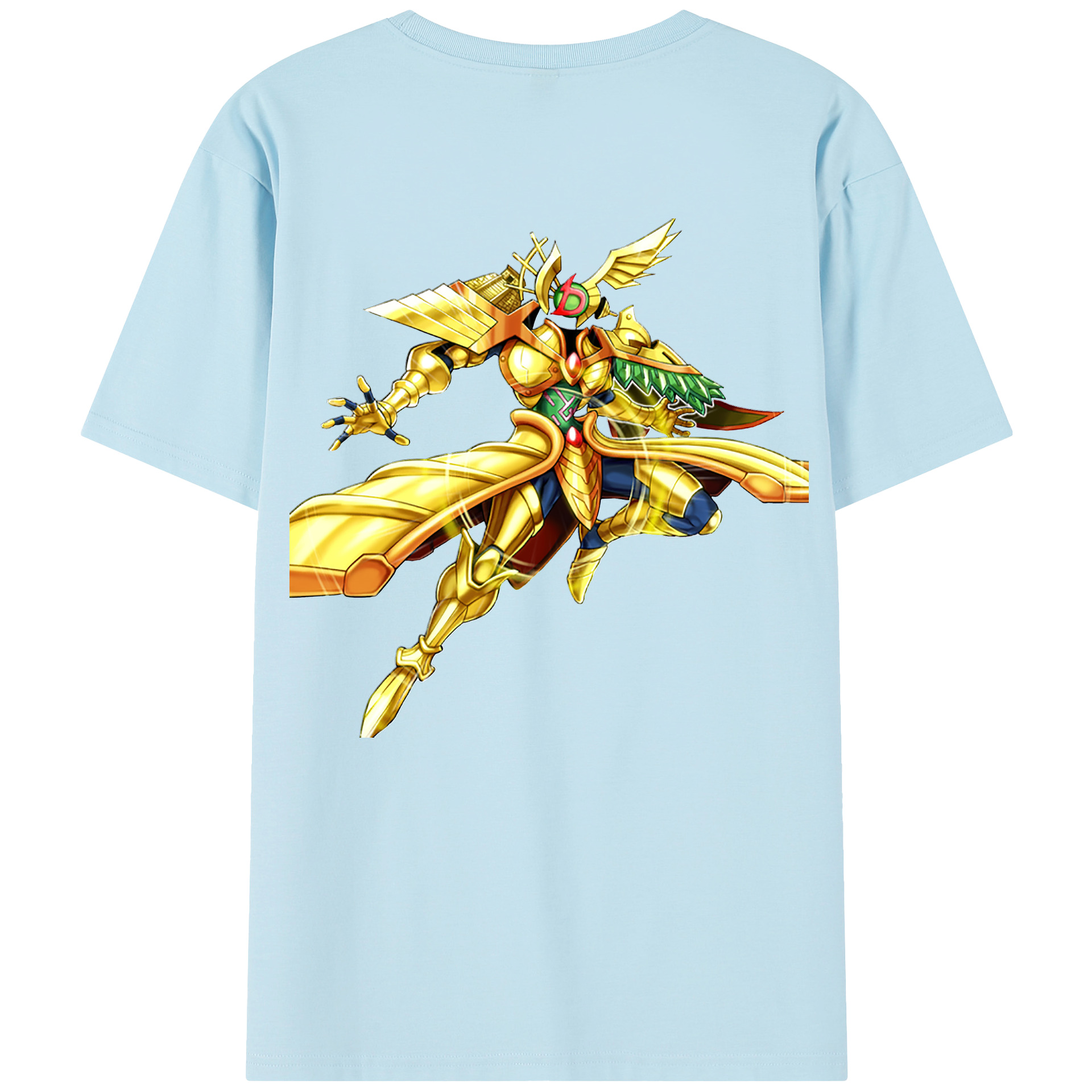 （画像用） 遊☆戯☆王 Yu-Gi-Oh! 綿100％半袖Tシャツ（背面プリント）